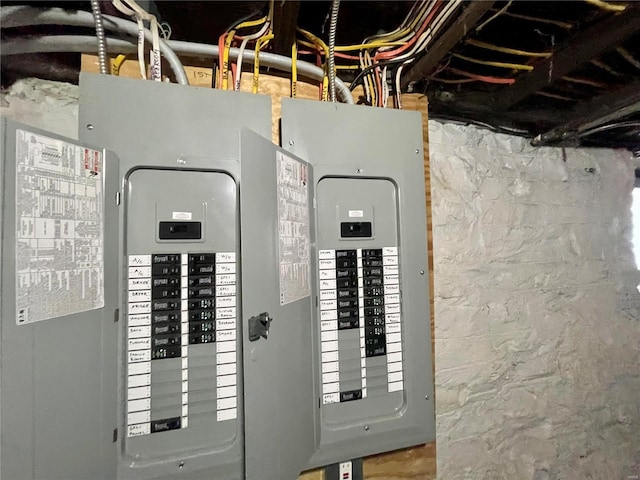 utilities with electric panel