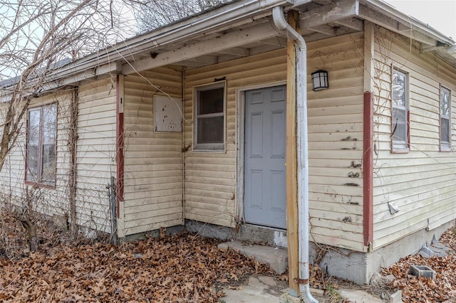 view of entrance to property