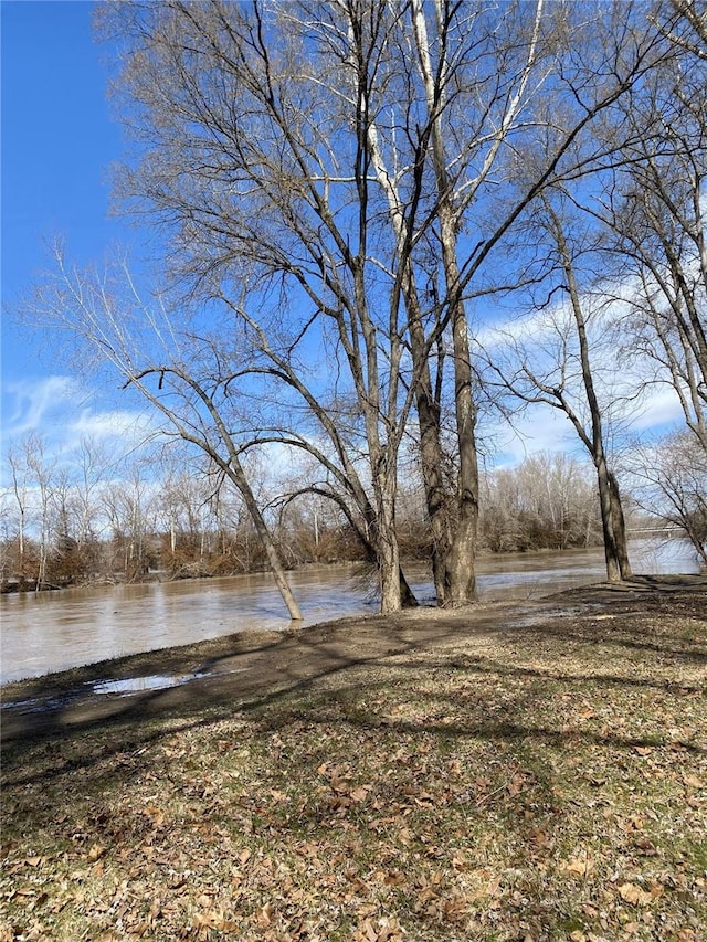 view of yard featuring a water view