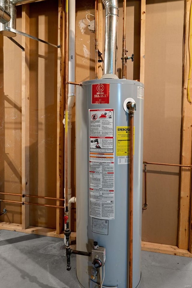 utilities featuring water heater