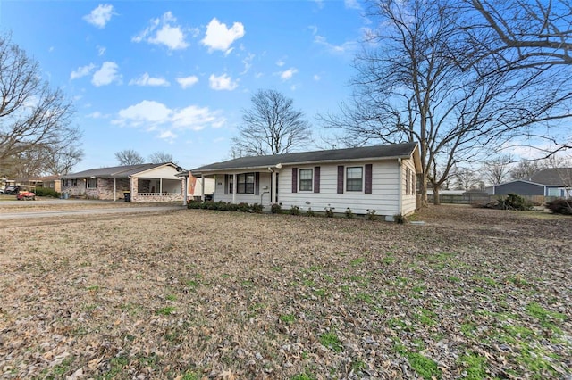 view of ranch-style house