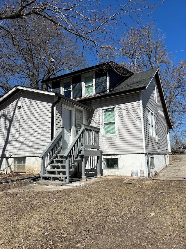 view of bungalow-style house