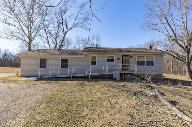 view of ranch-style house