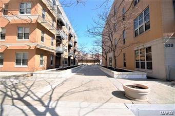 view of street featuring sidewalks