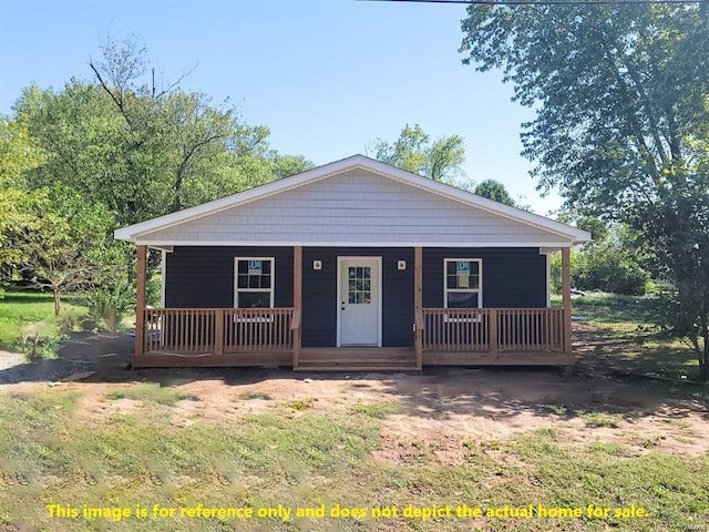 view of front of house featuring a porch