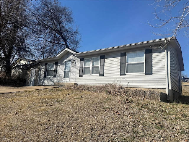 view of ranch-style home