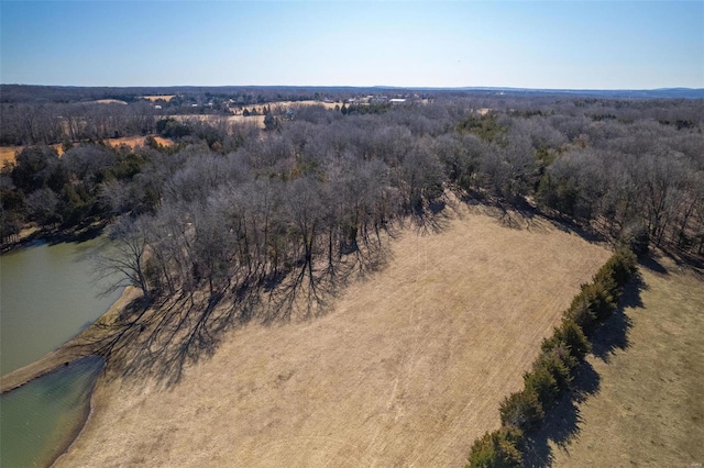 drone / aerial view with a view of trees