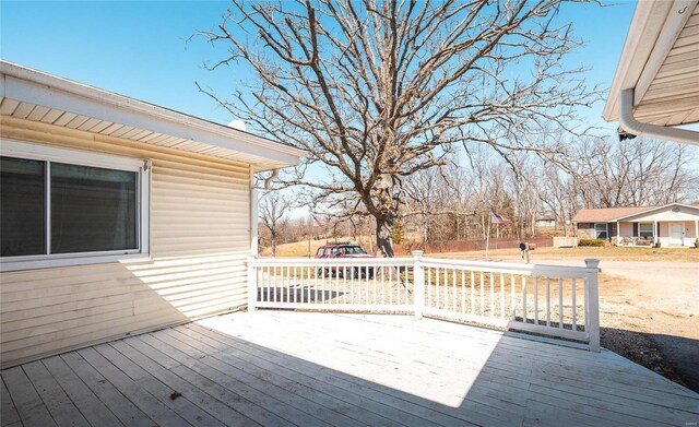 view of deck