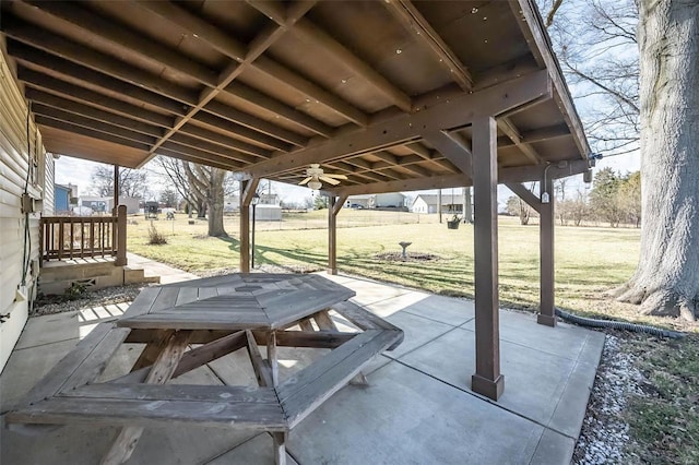 view of patio