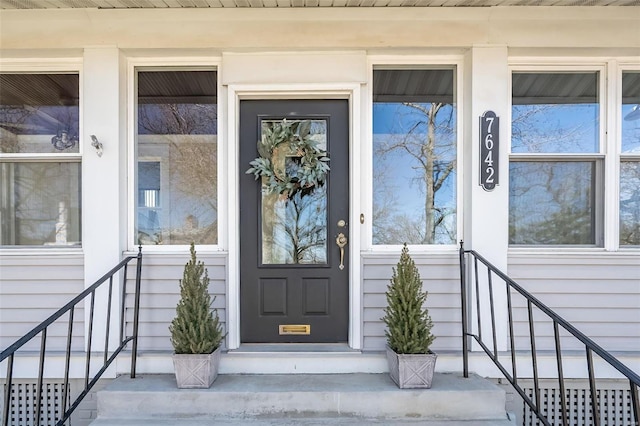 view of entrance to property