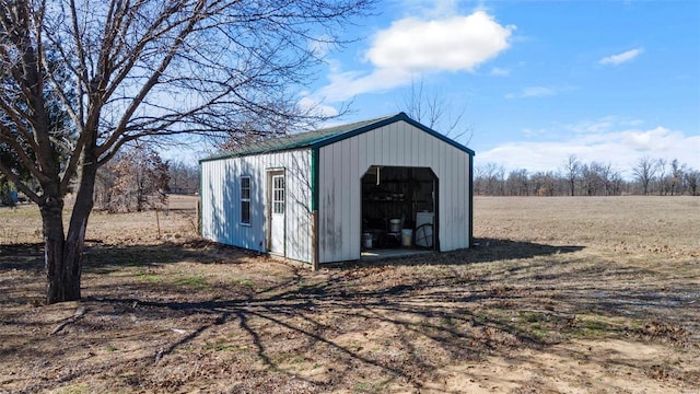 view of outbuilding featuring an outdoor structure