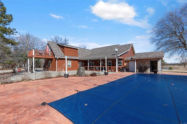 exterior space with a patio area