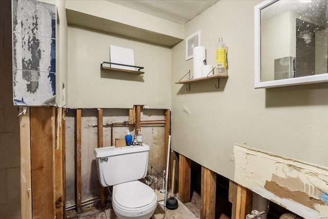 half bath with toilet