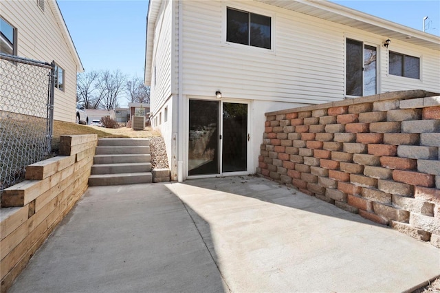 rear view of property with a patio area