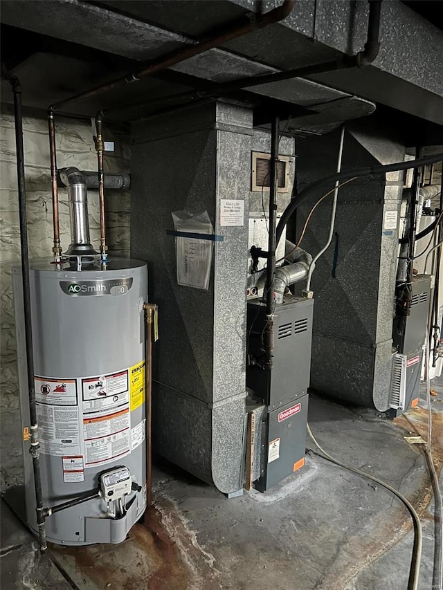 utilities with gas water heater