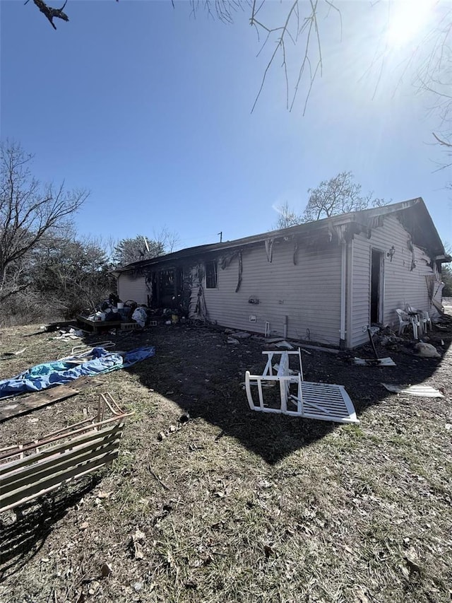 view of rear view of house