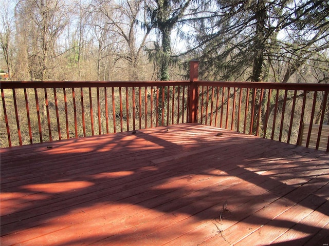 view of deck