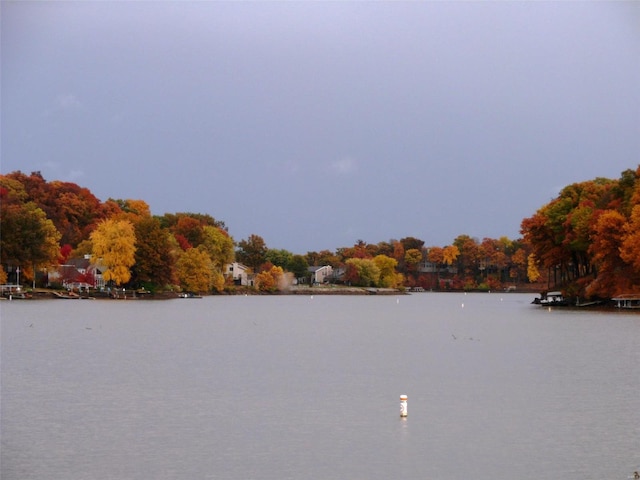 property view of water