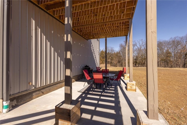 view of patio / terrace with outdoor dining space