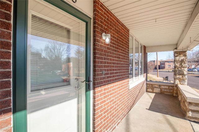 view of patio / terrace featuring covered porch