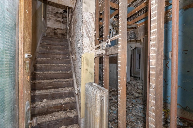 view of staircase