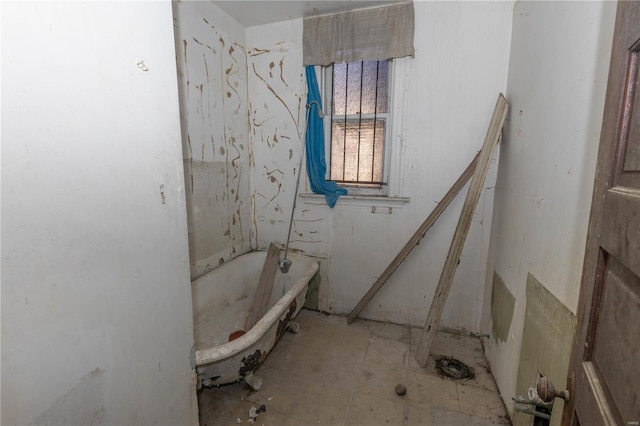 bathroom with a bathing tub