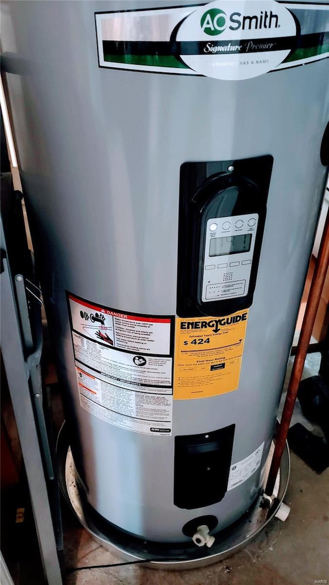 utilities with electric water heater