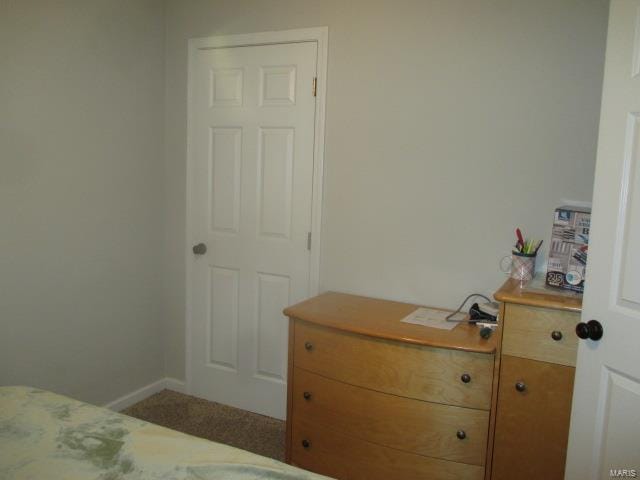 bedroom with baseboards