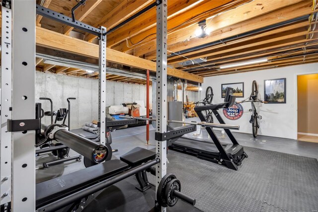 view of workout room