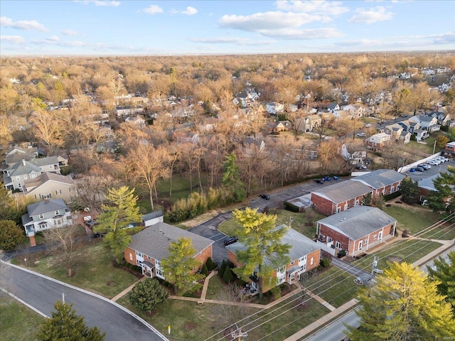 drone / aerial view featuring a residential view