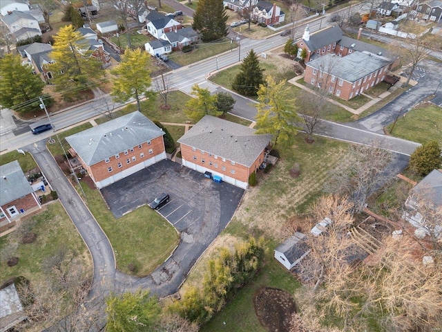 drone / aerial view featuring a residential view