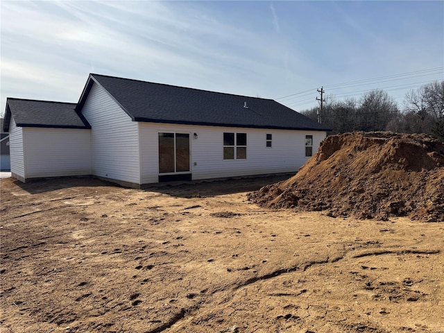 view of rear view of property