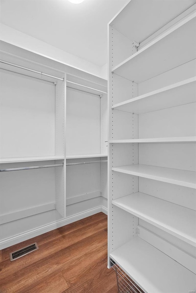 pantry with visible vents