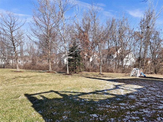 view of yard with playground community