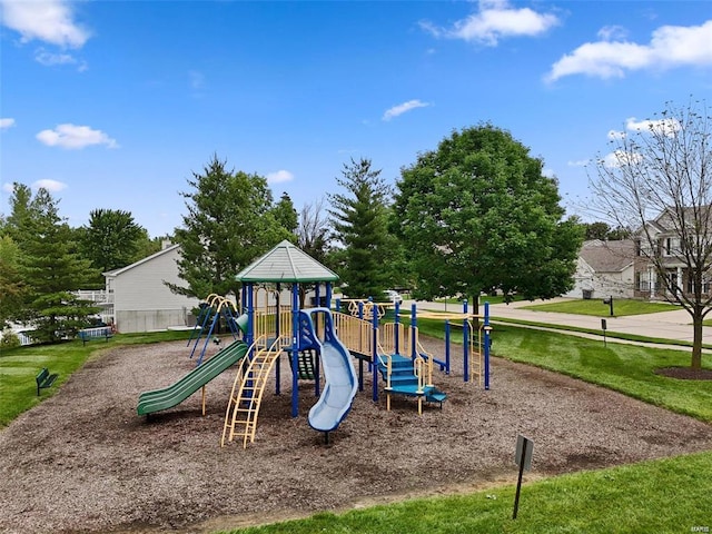 view of communal playground