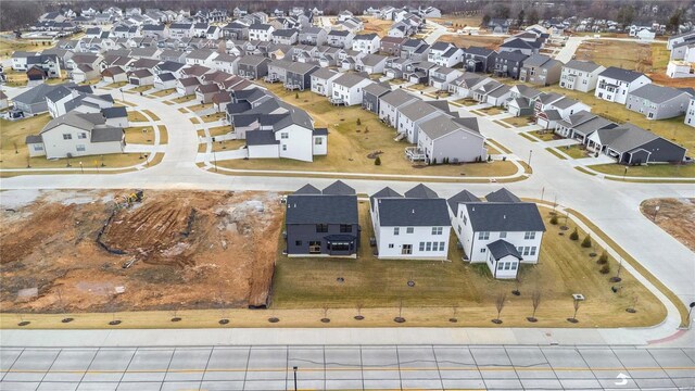 birds eye view of property featuring a residential view