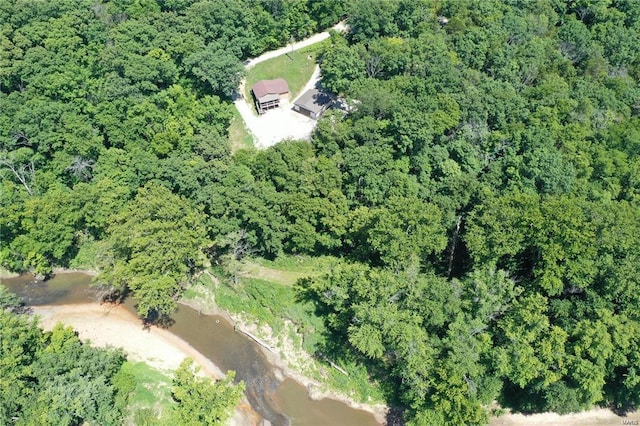 aerial view with a view of trees