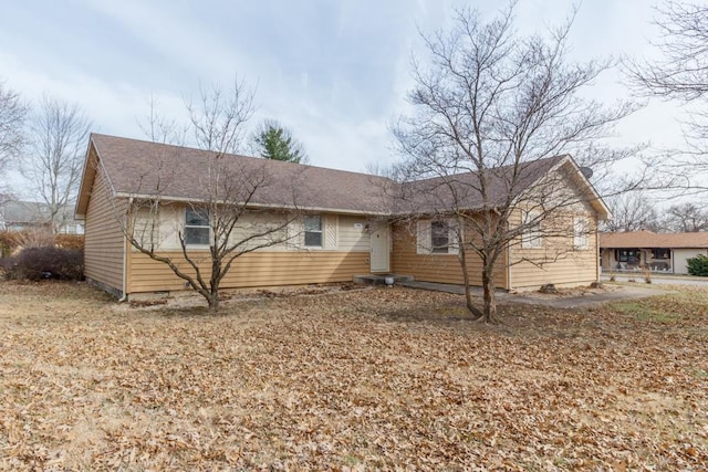 view of ranch-style home