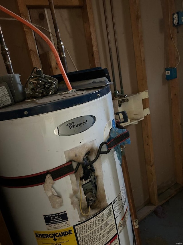 utilities featuring water heater