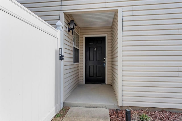 view of entrance to property