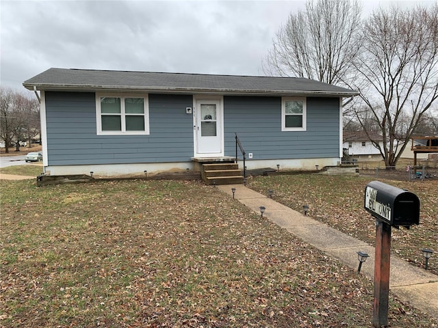 view of front of property with entry steps