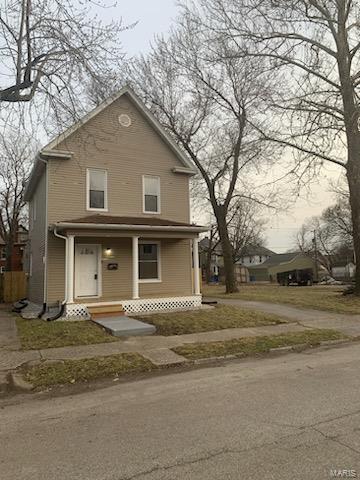 view of front of home with a porch