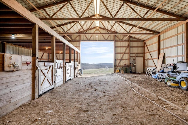 view of stable