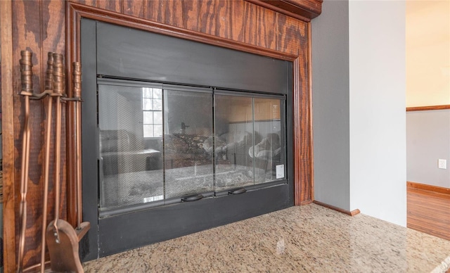 interior details featuring baseboards