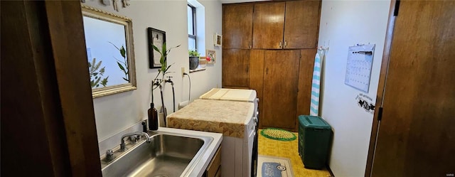 bathroom with a sink