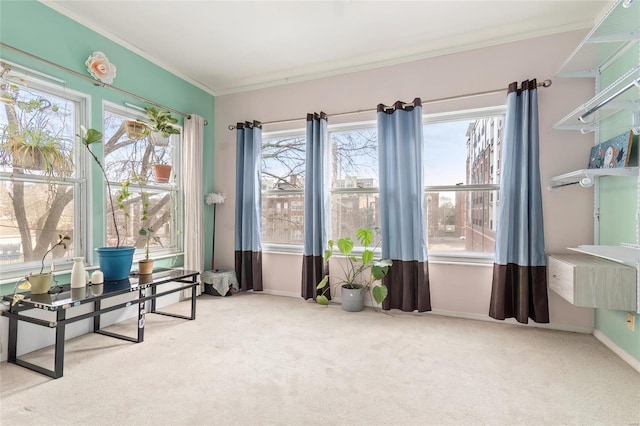 sunroom with a healthy amount of sunlight