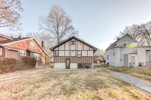 view of rear view of property