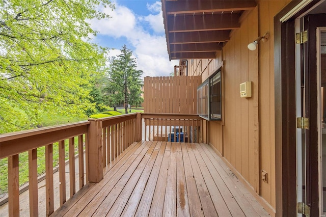 view of deck