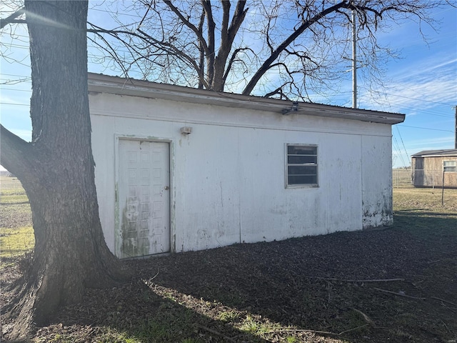 view of outbuilding