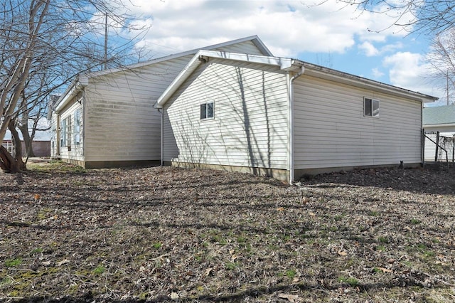 view of property exterior